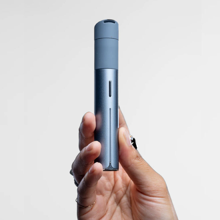 Puffco Pivot Vaporizer Slate Size in Hand