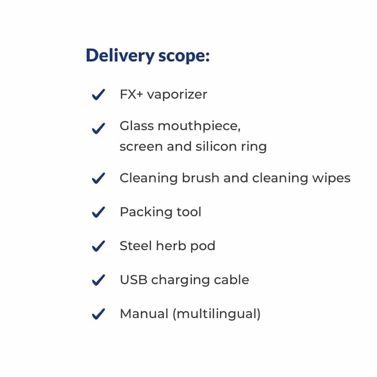 Wolkenkraft FX Plus Delivery Scope