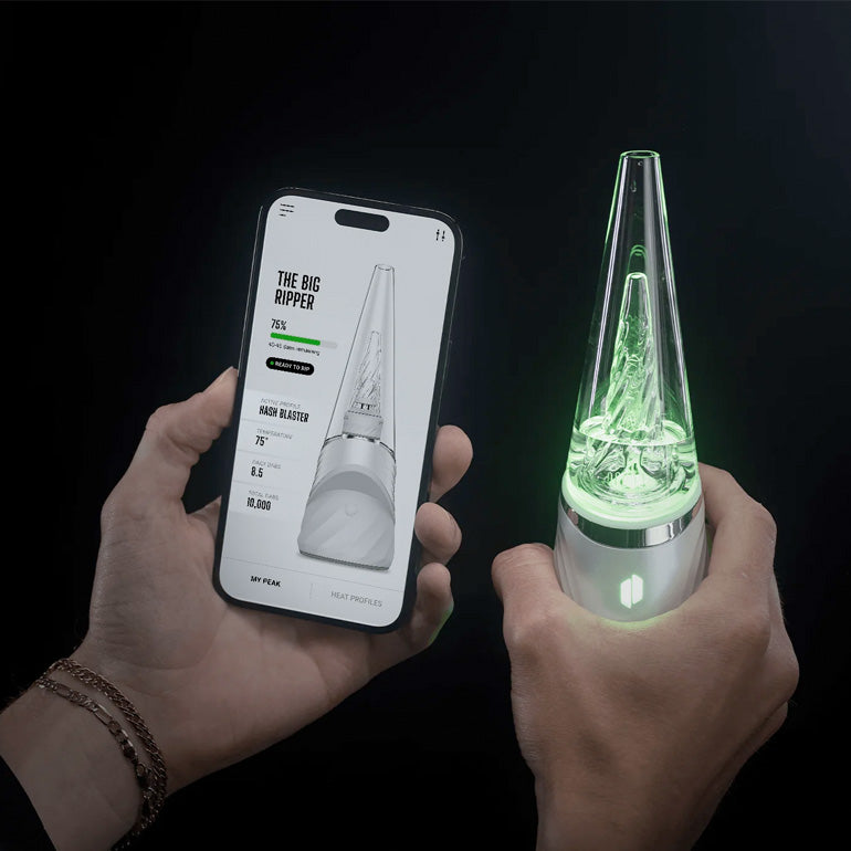 Compartir calentamiento de la aplicación Puffco Peak Pro