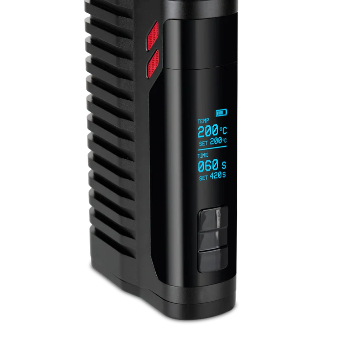 Botones y pantalla del vaporizador FENiX 2 MAX