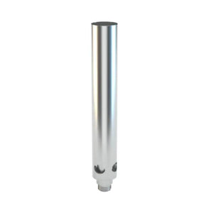 Tubo ascendente Stündenglass plateado pulido (pequeño)