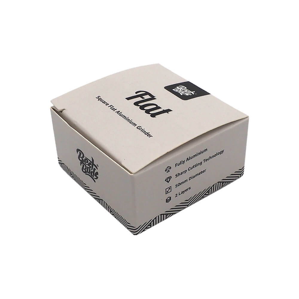 Best Buds Flat Square Aluminium Grinder box