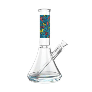 Bong de vidrio azul de Keith Haring