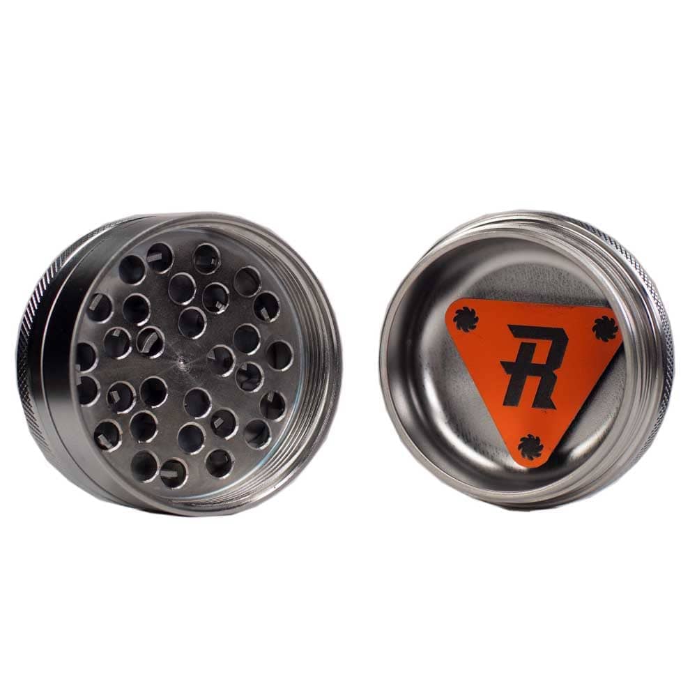 Herb Ripper Standard Stainless Steel Grinder inside